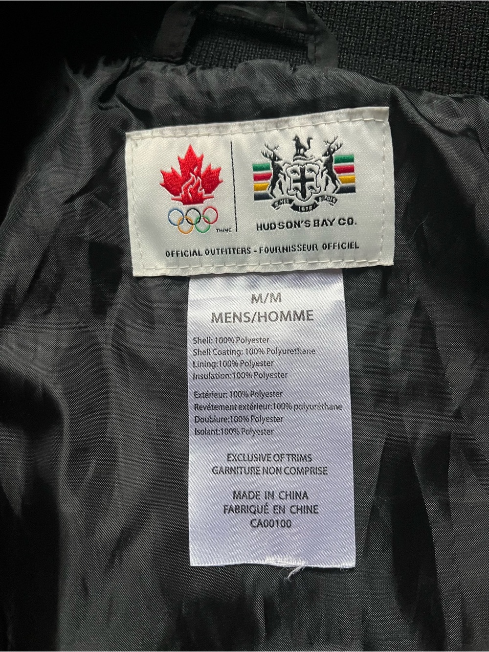 HBC Canada Vancouver 2010 Olympic Bomber Jacket - Picture 5 of 6